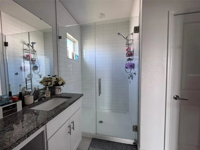 a utility room with a window