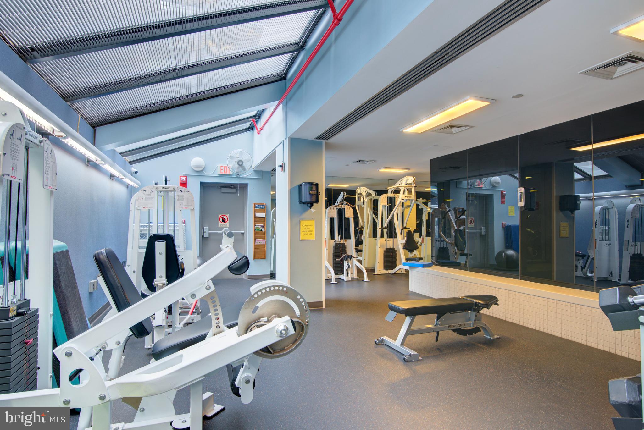 1530 Key Boulevard, Unit 1321 Arlington, VA 22209 - Photo 26 of 42 a view of a room with gym equipment