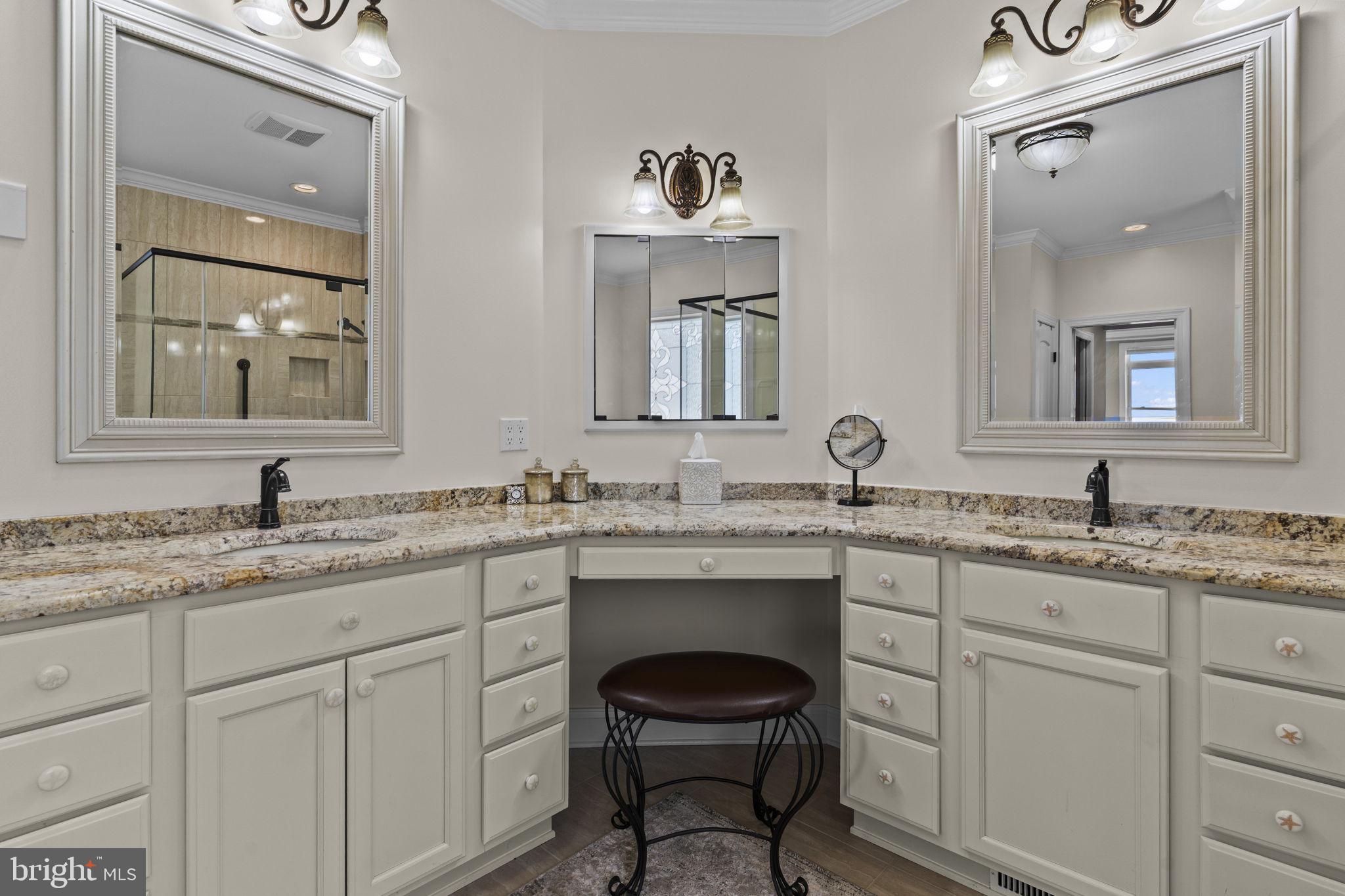 24814 Half Pone Point Road Hollywood, MD 20636 - Photo 28 of 80 Spacious Vanity with Double Sinks