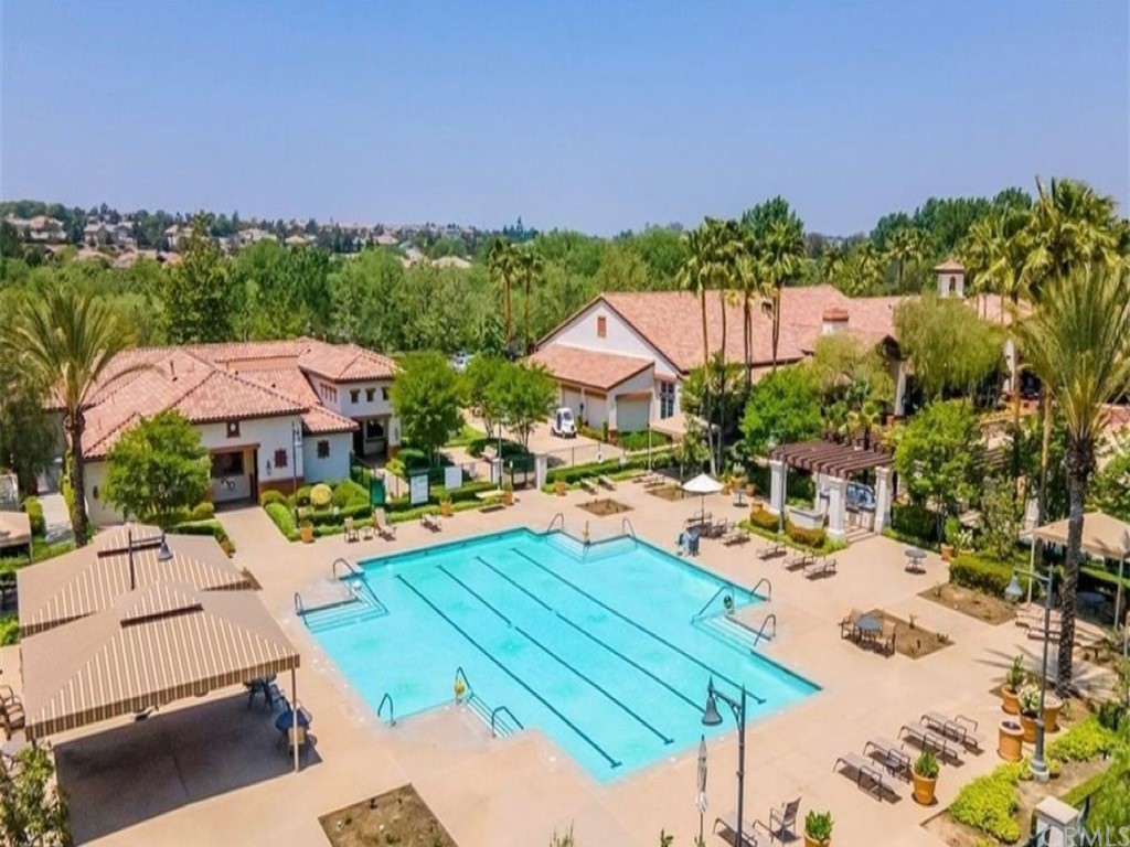 1603 Sams Canyon Beaumont, CA 92223 - Photo 9 of 18 an aerial view of a house with outdoor space patio and swimming pool