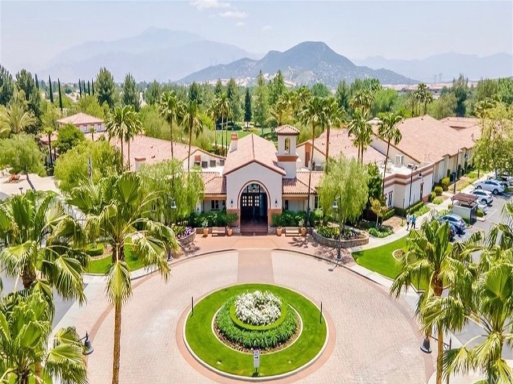 1603 Sams Canyon Beaumont, CA 92223 - Photo 10 of 18 a view of a swimming pool with a garden