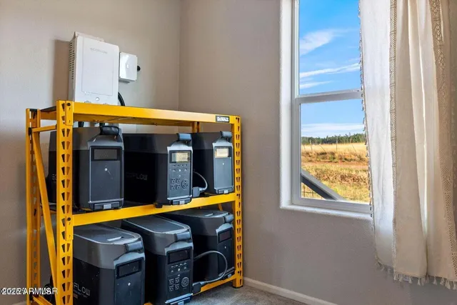 a view of an front door