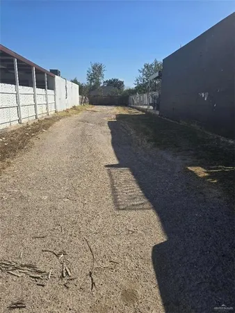 a backyard of a house