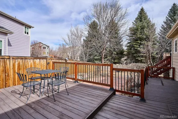 a street view with tall buildings
