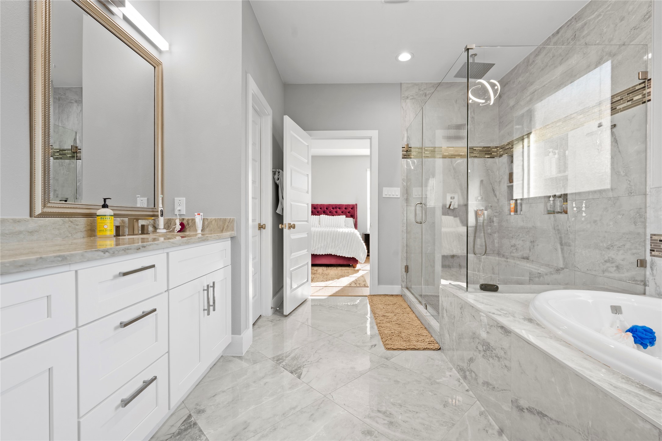 6207 Graff Net Court Spring, TX 77379 - Photo 25 of 49 Relax and recharge in the oversized shower or spa like jetted tub after a busy day!