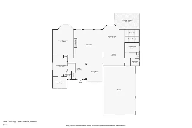 $965,000 | 13584 Creekridge Lane, Fishers, IN 46055