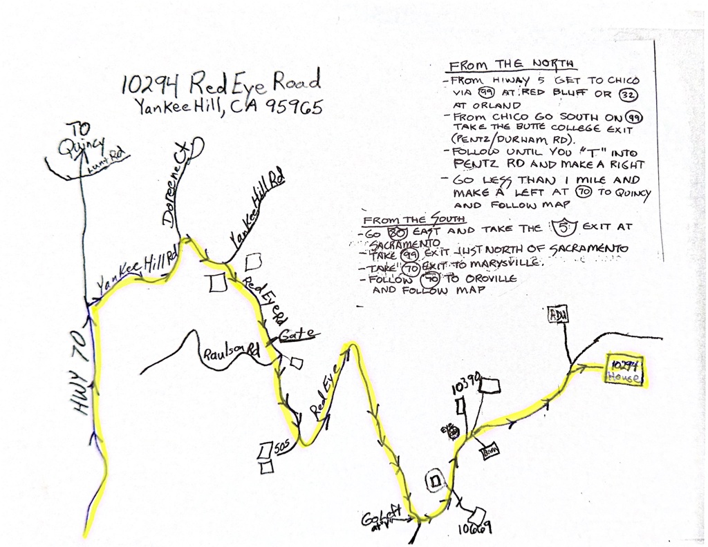 10294 Red Eye Road Oroville, CA 95965 - Photo 2 of 62 Map/ Directions