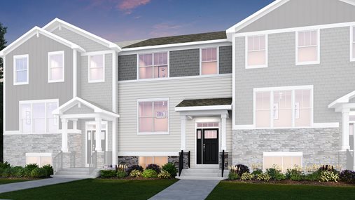 1031 Atterberg Road South Elgin, IL 60177 - Photo 1 of 18 a front view of a house with a garden and yard