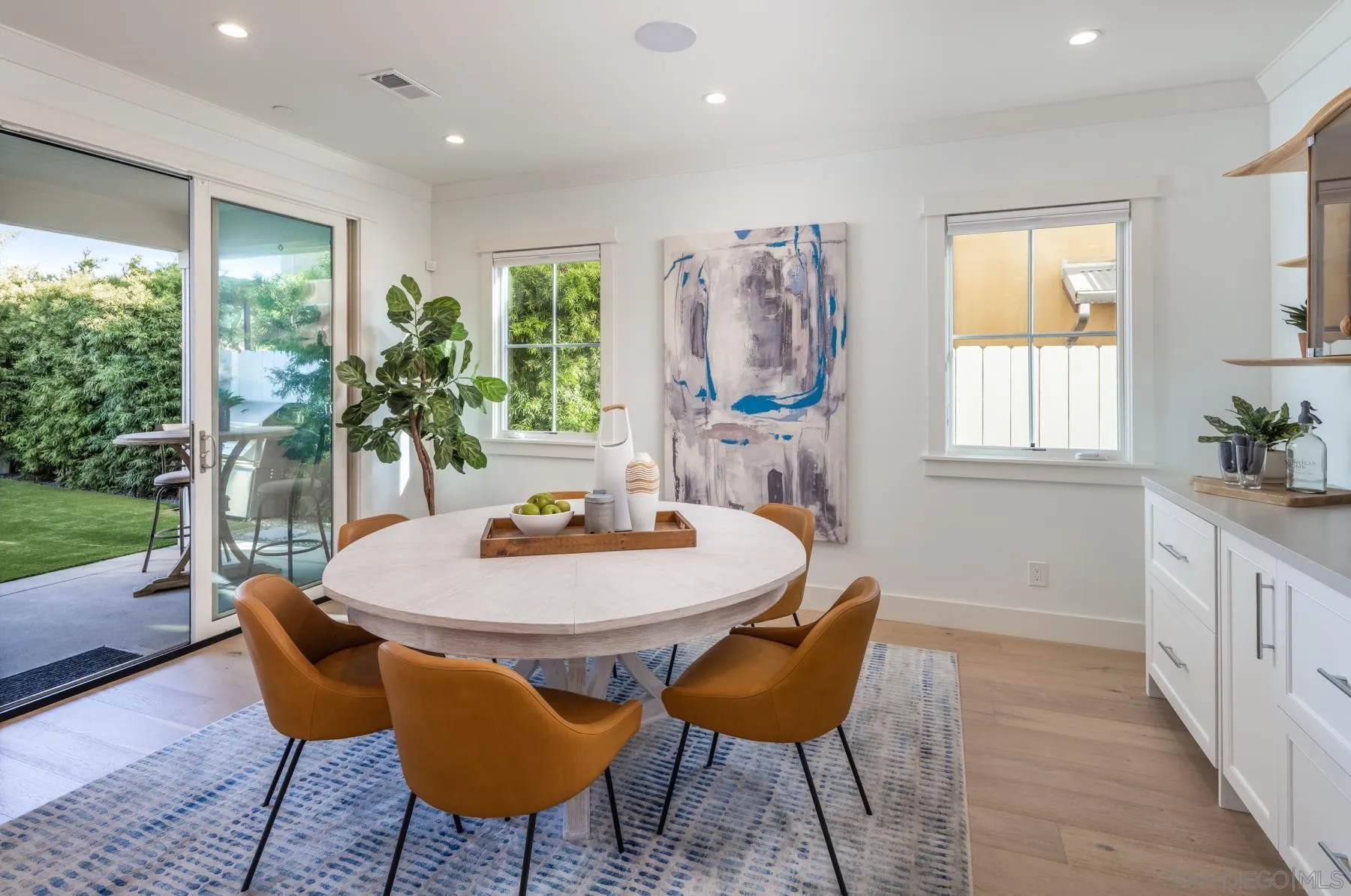 237 La Mesa Avenue Encinitas, CA 92024 - Photo 10 of 40 a view of a dining room with furniture window and outside view