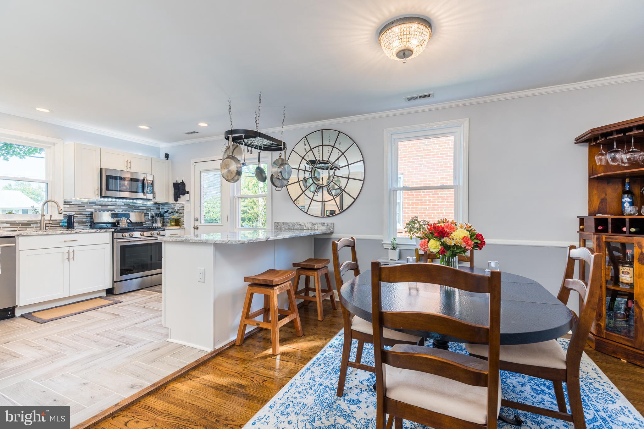 417 Gralan Road Catonsville, MD 21228 - Photo 6 of 27 OPEN KITCHEN + DINING