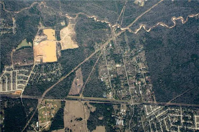 a view of a city from a balcony