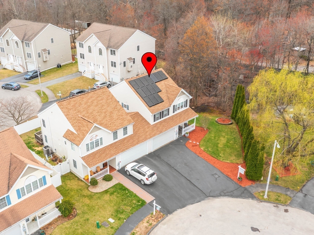 20 Angela Rose Lane Worcester, MA 01604 - Photo 34 of 35 an aerial view of a house with swimming pool