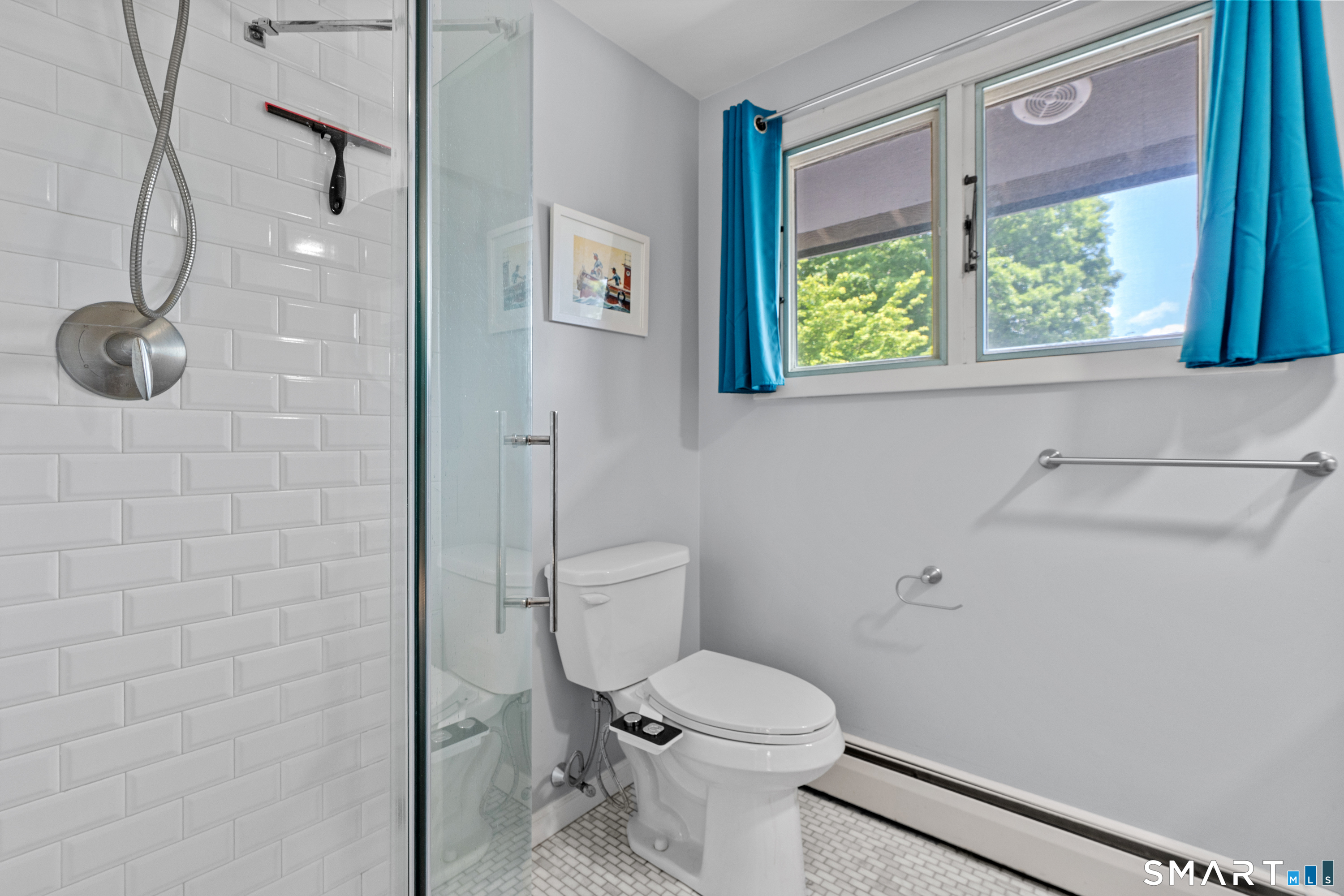 107 Round Hill Road Wethersfield, CT 06109 - Photo 28 of 40 a bathroom with a toilet and a shower