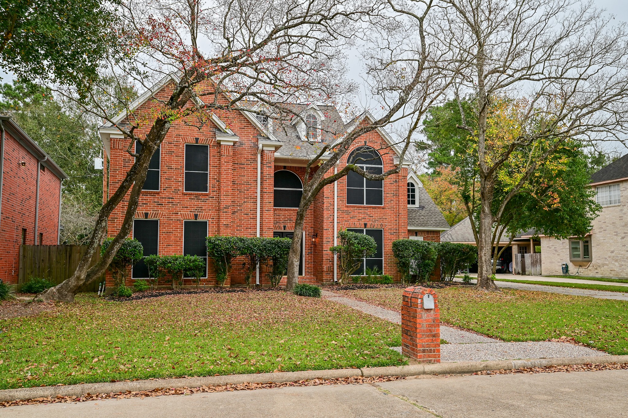 17910 Moss Point Drive Spring, TX 77379 - Photo 1 of 32 a front view of a house with a yard