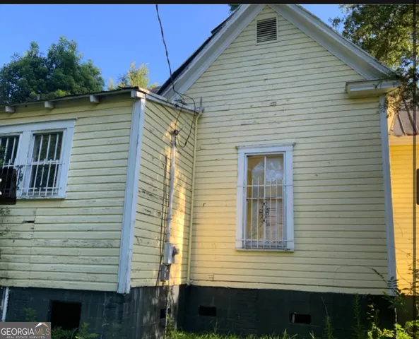 a view of a house with a balcony
