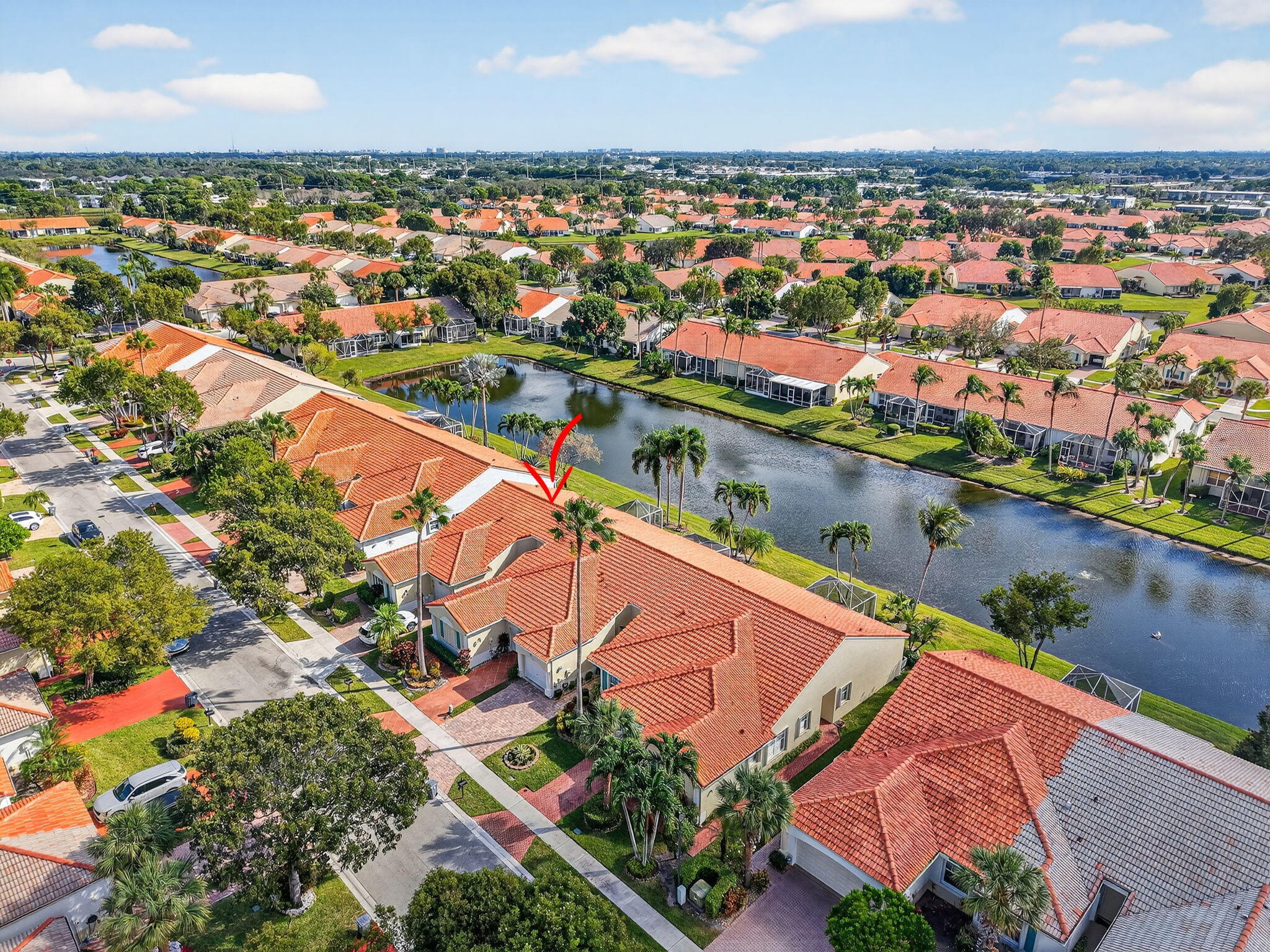 6210 Heliconia Road Delray Beach, FL 33484 - Photo 48 of 53 an aerial view of residential houses with outdoor space