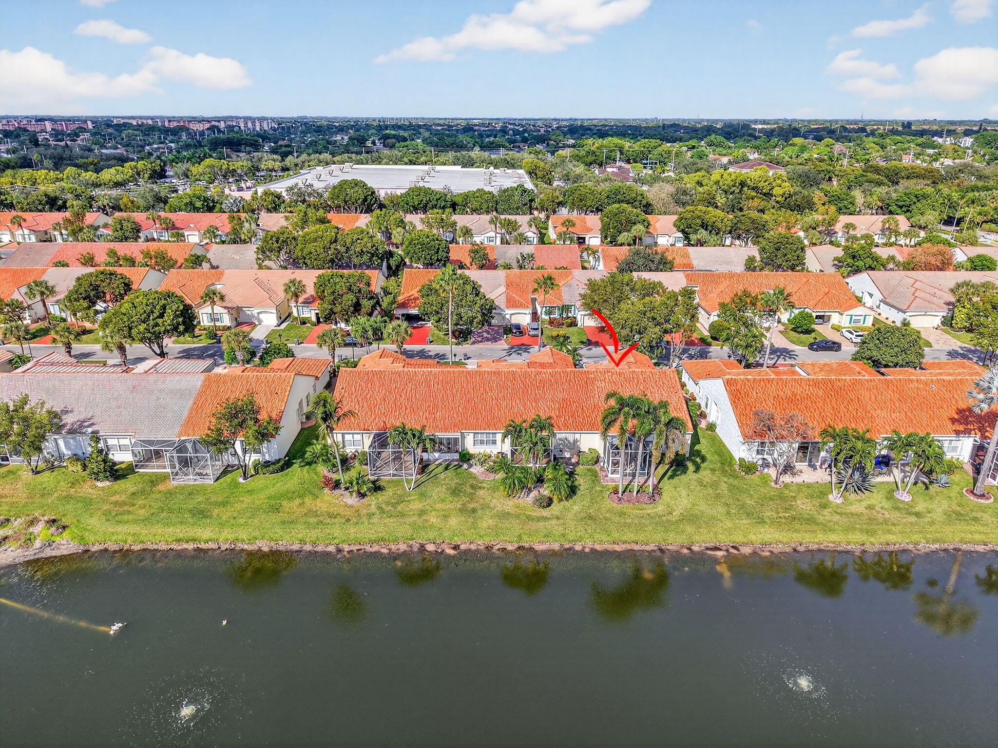 6210 Heliconia Road Delray Beach, FL 33484 - Photo 49 of 53 an aerial view of residential houses with outdoor space and ocean view