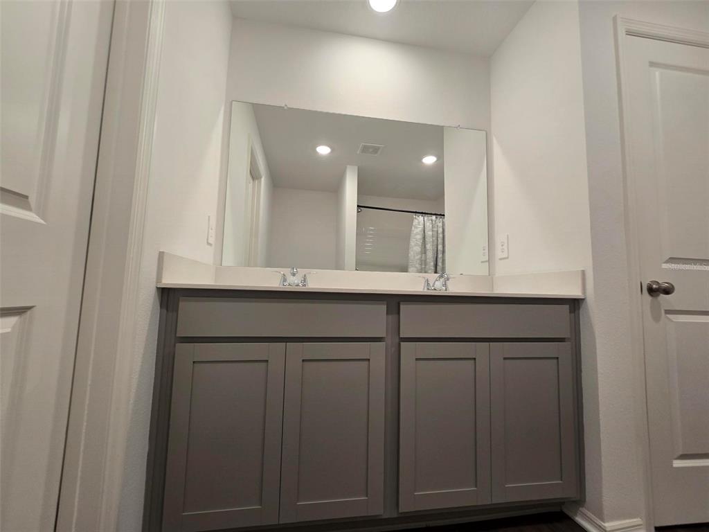 13031 Bluff Oak Way Parrish, FL 34219 - Photo 10 of 25 a bathroom with a sink vanity and mirror