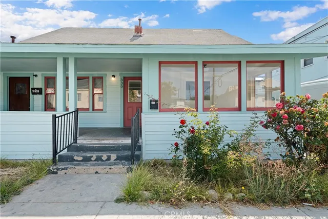 front view of a house with a porch