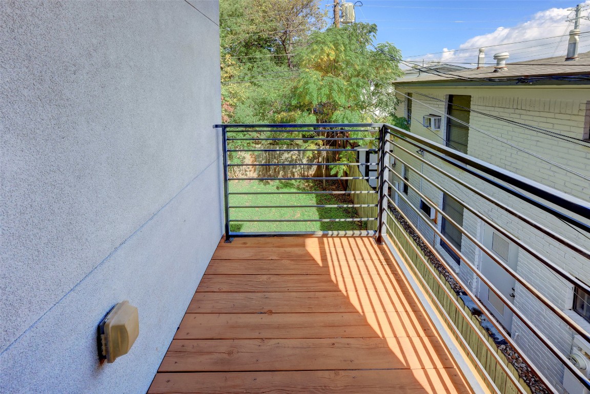 602 West N Loop Boulevard, Unit A AND B Austin, TX 78751 - Photo 17 of 21 a view of a balcony with an outdoor space