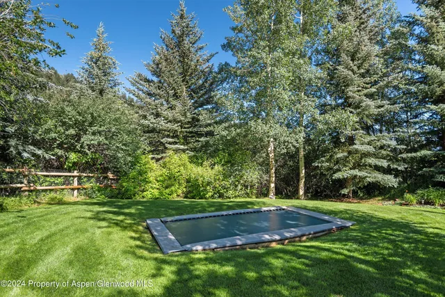 a outdoor view with a seating space