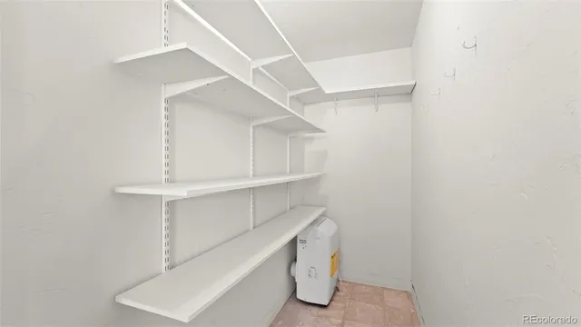 a view of storage and utility room