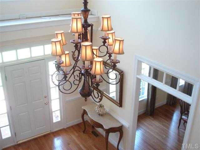 4307 Thetford Road Durham, NC 27707 - Photo 2 of 25 Gracious 2-story front entry with handsome chandelier. Foyer