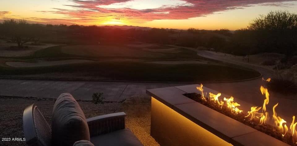 22332 West Dnp Test Listing Street East, Unit 29 Yuma, AZ 85365 - Photo 5 of 10 a view of balcony with furniture and sunset