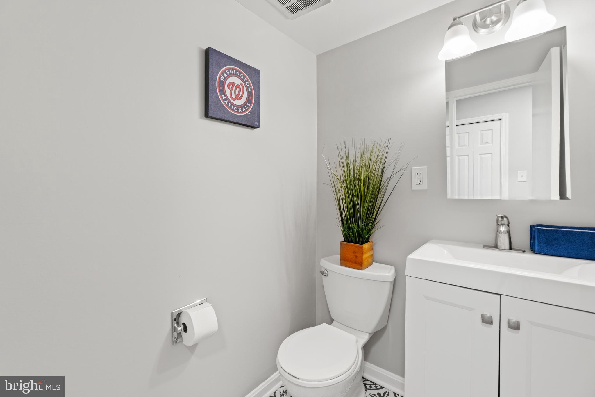 1609 Billman Lane Silver Spring, MD 20902 - Photo 17 of 38 First Floor Newly Remodeled Powder Room