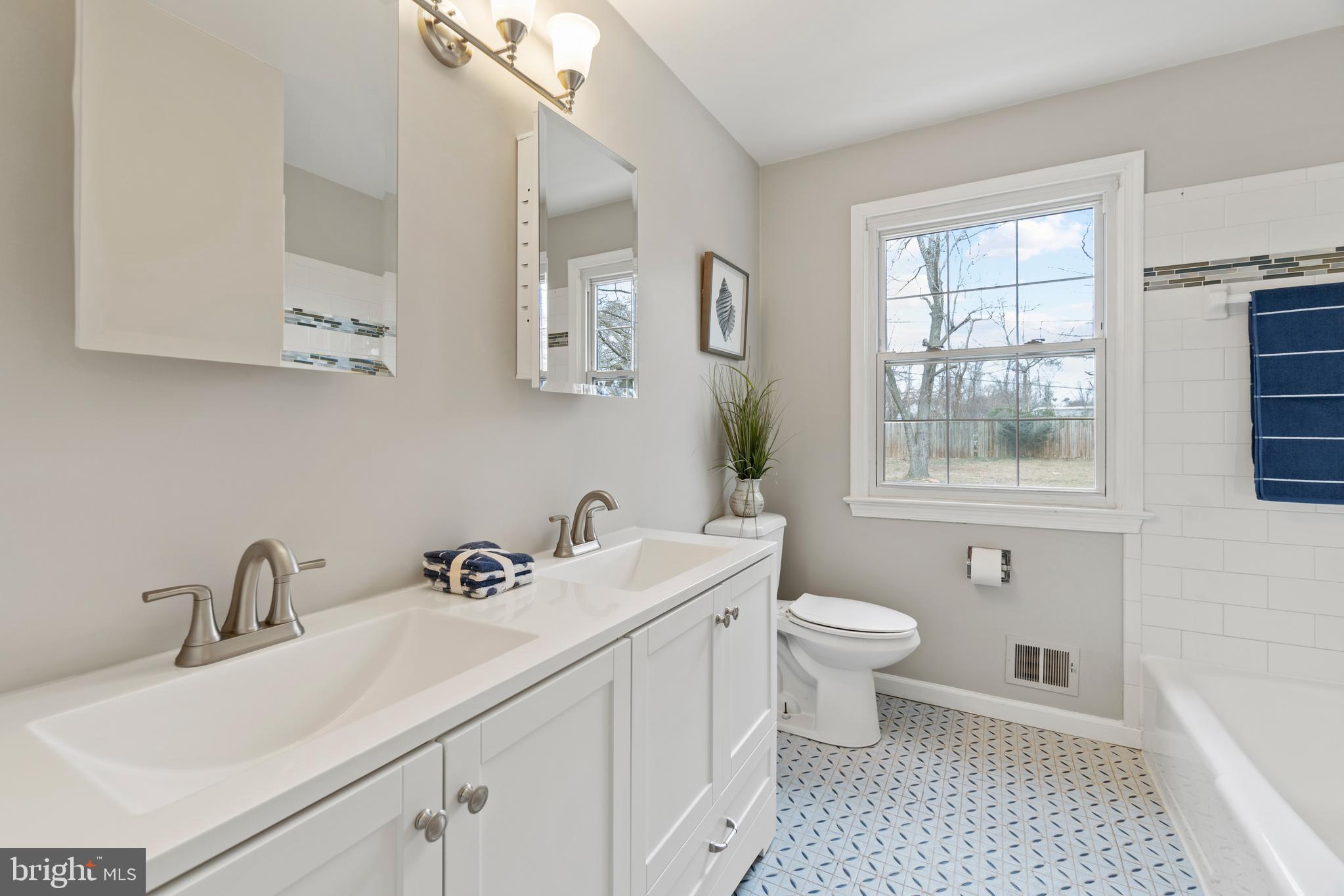 1609 Billman Lane Silver Spring, MD 20902 - Photo 26 of 38 Double Sinks -Hall Bath- Newly Remodeled