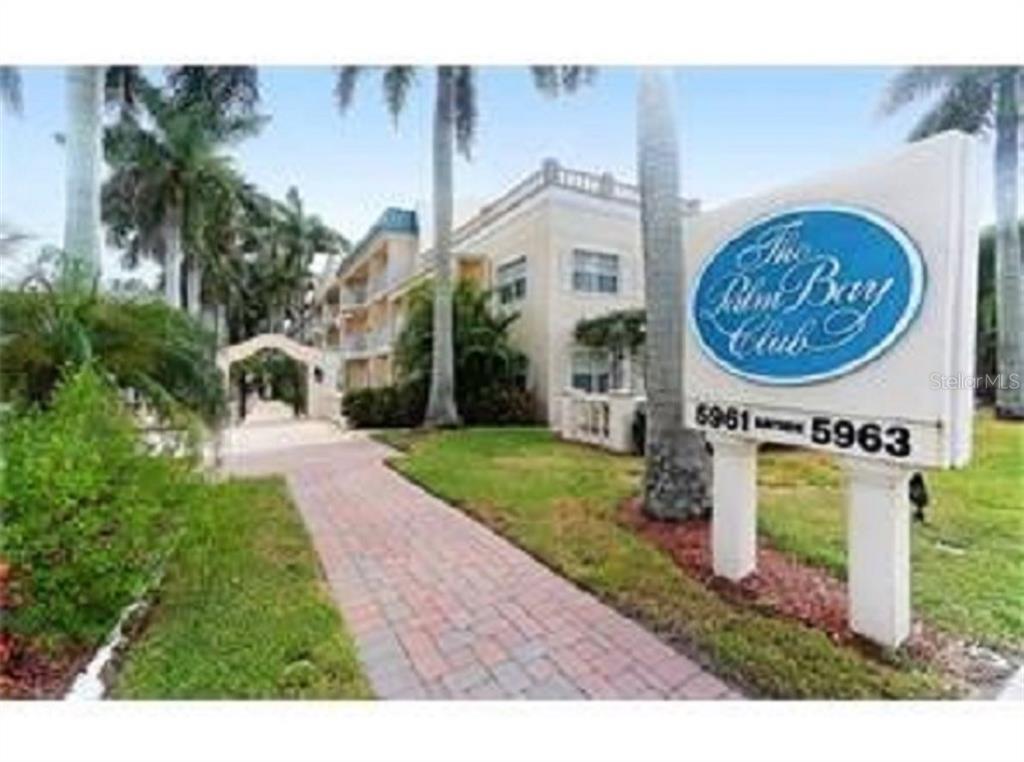 5961 Midnight Pass Road, Unit 312 Sarasota, FL 34242 - Photo 1 of 1 Palm Bay Club Bay Entrance