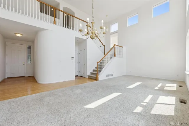 a view of an entryway with staircase