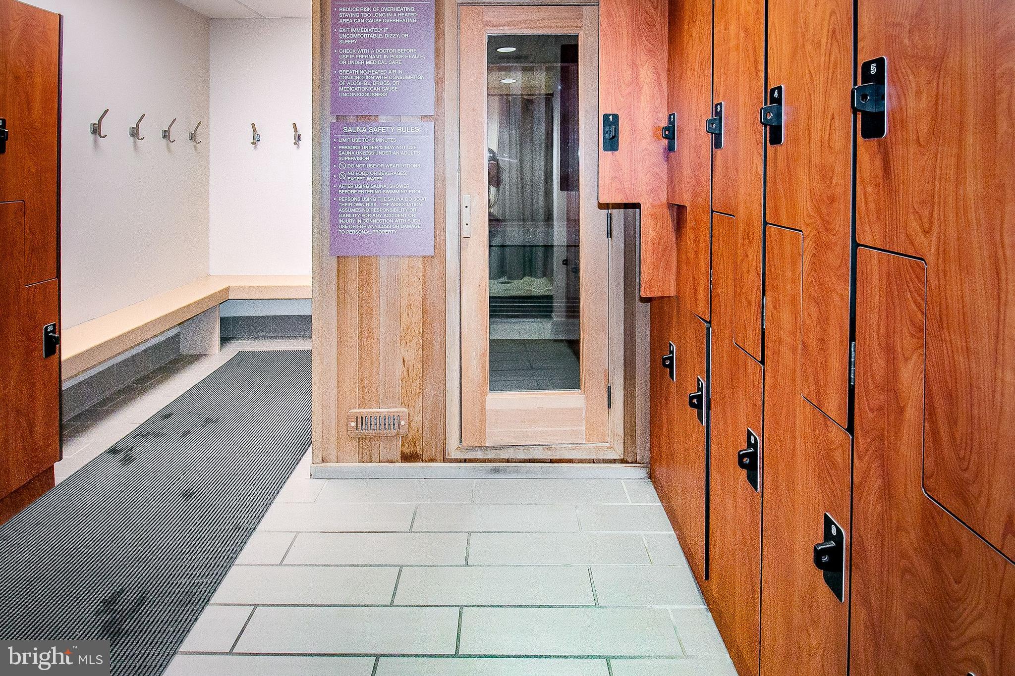 5901 Mt Eagle Drive, Unit 1101 Alexandria, VA 22303 - Photo 32 of 44 Locker Rooms & Sauna!