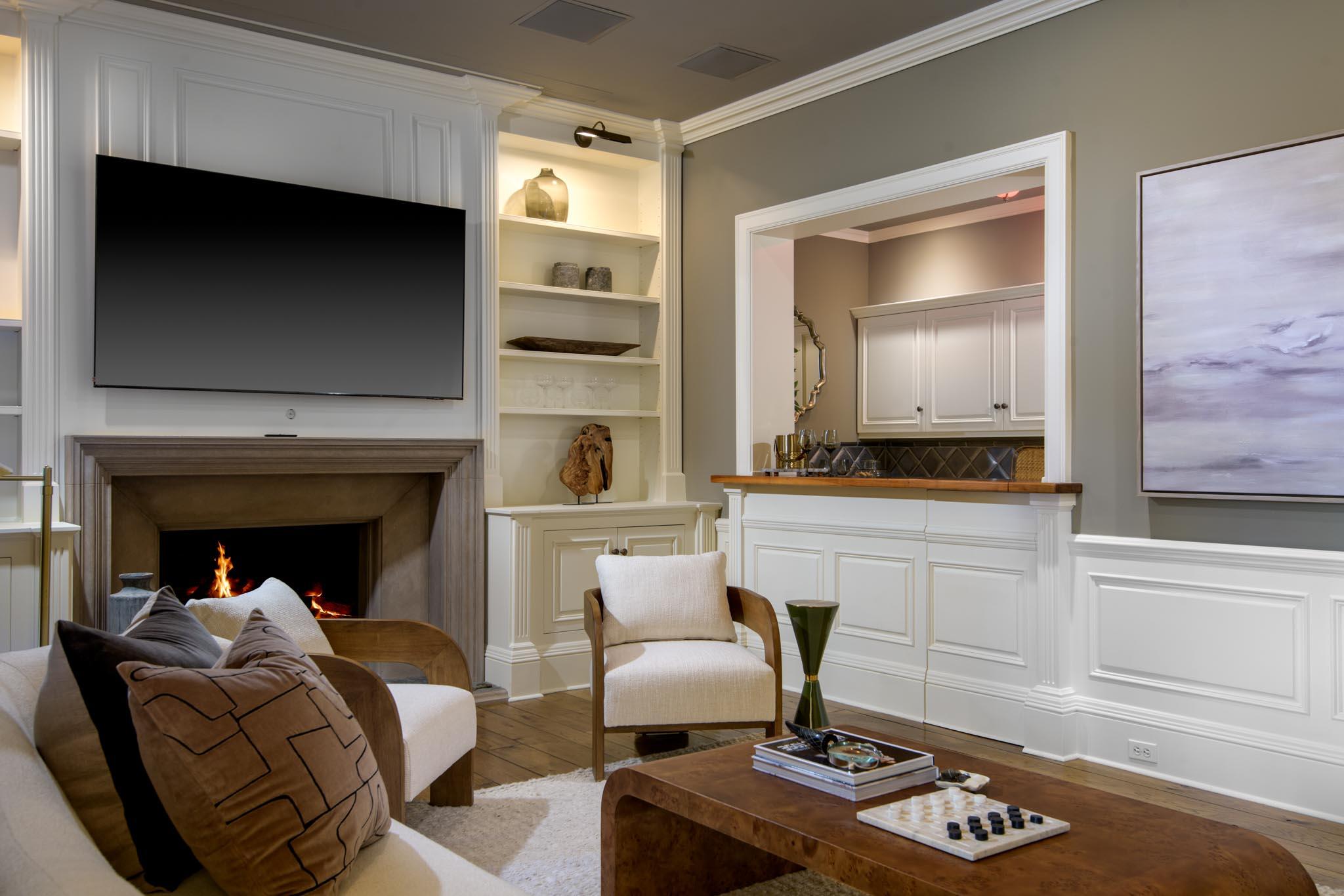 771 Garden Lane Montecito, CA 93108 - Photo 29 of 44 a living room with furniture and a fireplace