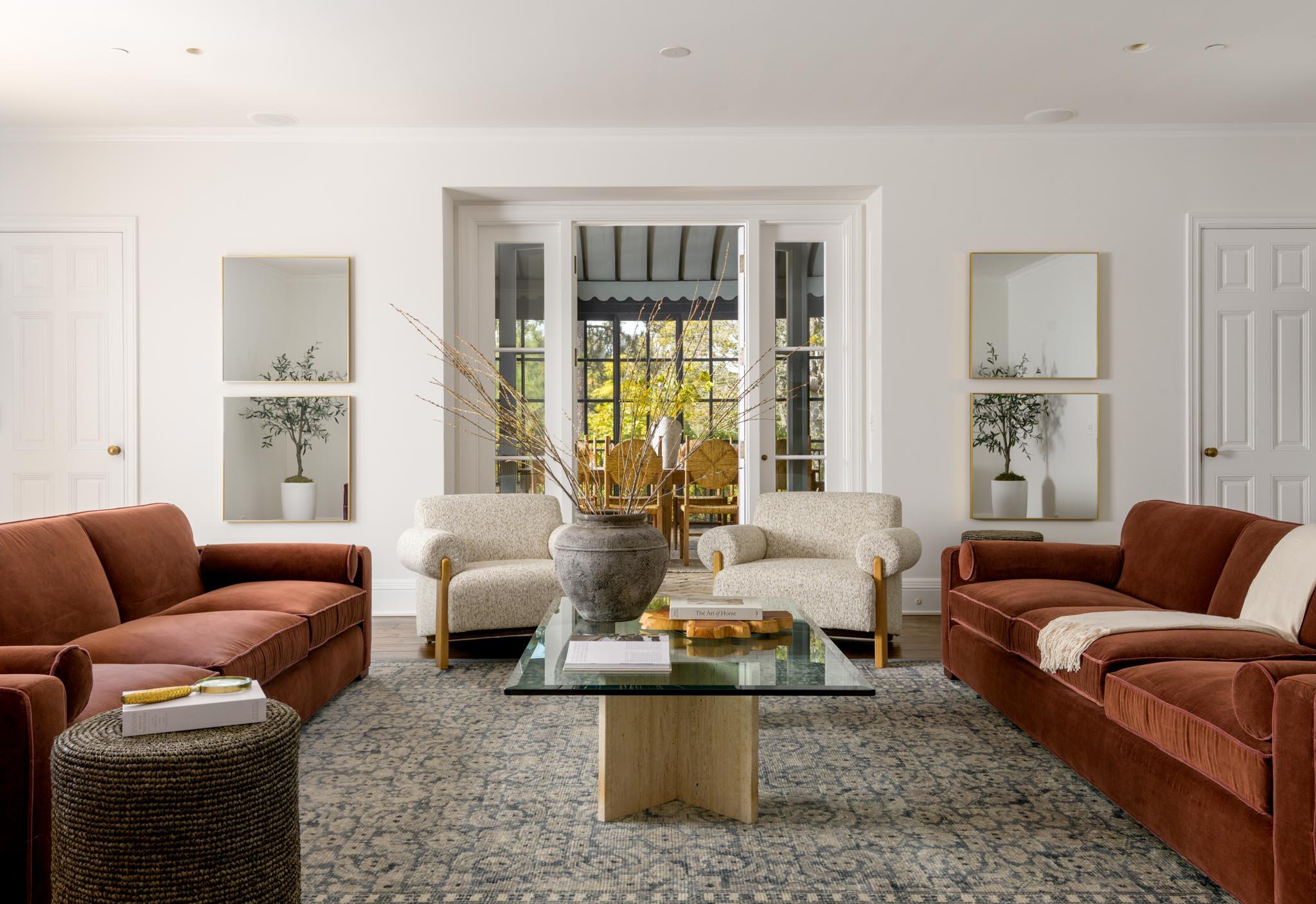 771 Garden Lane Montecito, CA 93108 - Photo 6 of 44 a living room with furniture and large windows
