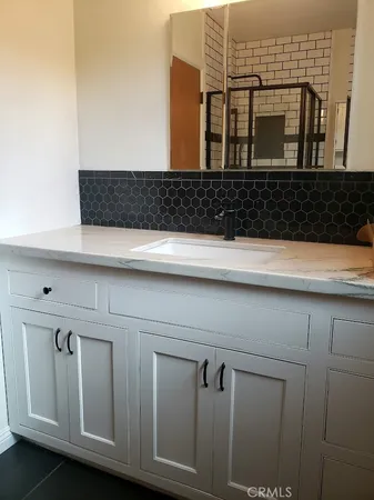 a close view of a sink