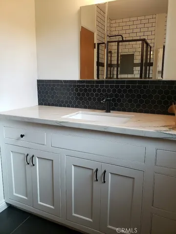 a close view of a sink