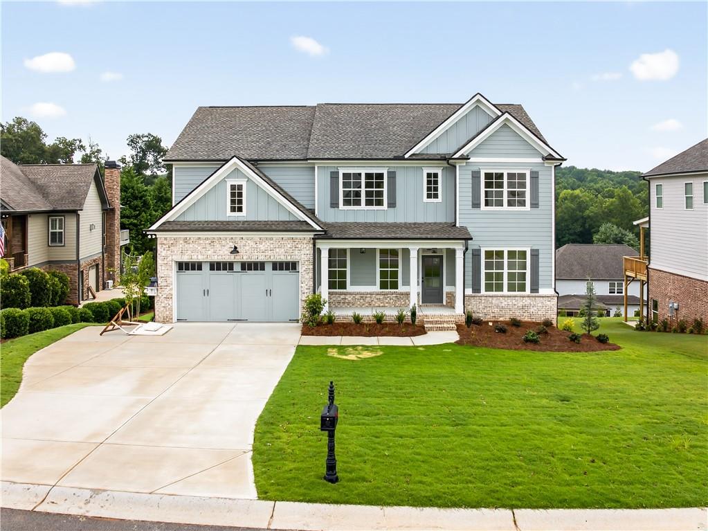 3787 Cheyenne Lane Jefferson, GA 30549 - Photo 63 of 82 a front view of a house with a yard