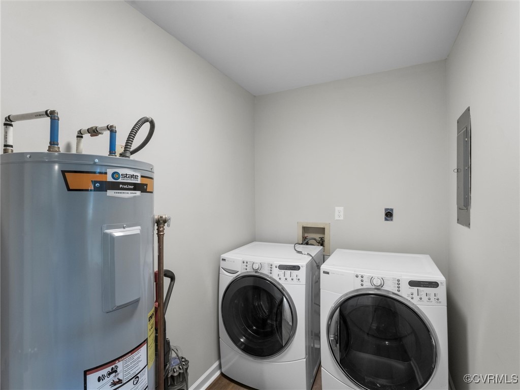 3918 Seamist Road Chester, VA 23831 - Photo 18 of 36 a utility room with dryer and washer
