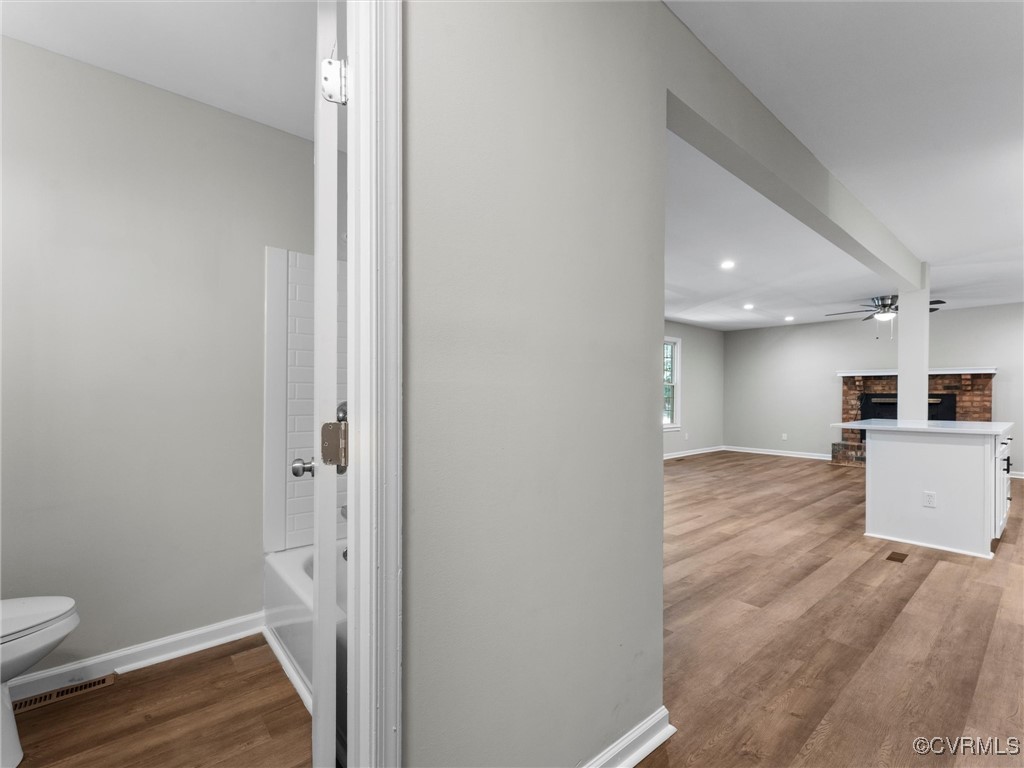 3918 Seamist Road Chester, VA 23831 - Photo 23 of 36 a view of a kitchen from the hallway