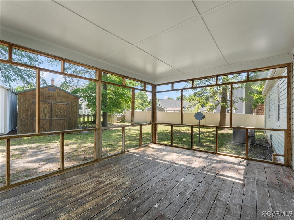 3918 Seamist Road Chester, VA 23831 - Photo 33 of 36 a view of outdoor space with wooden floor and windows