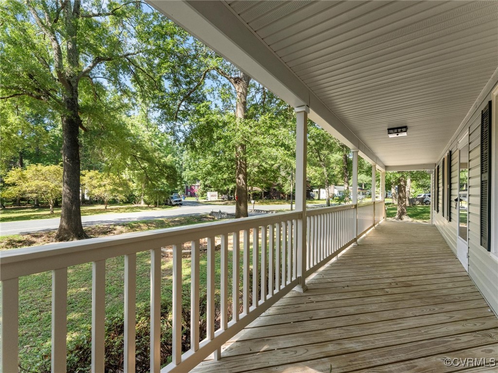 3918 Seamist Road Chester, VA 23831 - Photo 8 of 36 a view of balcony with wooden floor