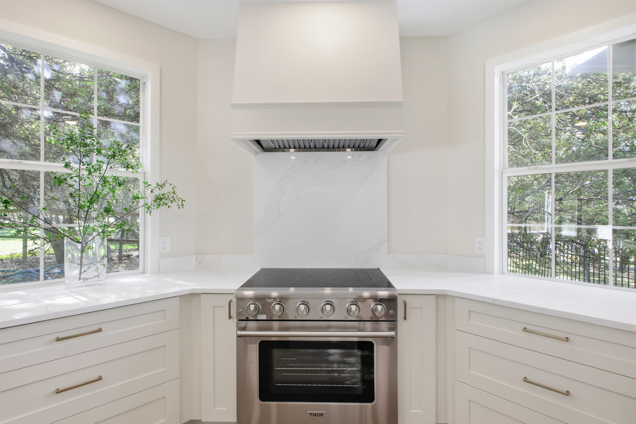 3011 River Way Spring Branch, TX 78070 - Photo 6 of 40 a stove top oven sitting inside of a kitchen