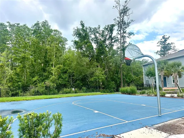 a house view with a garden space