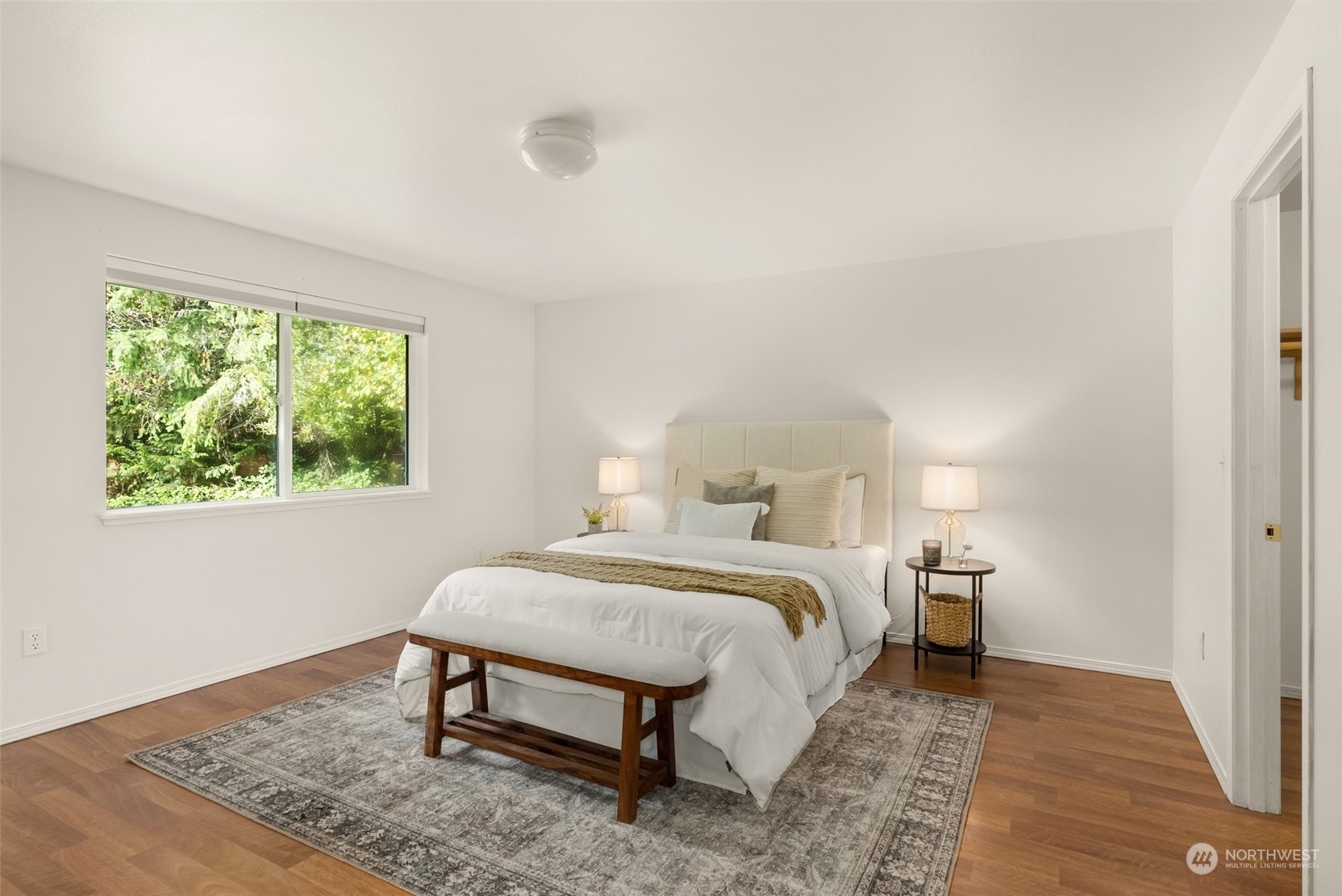 198 Valley Ridge Road Chehalis, WA 98532 - Photo 26 of 35 a bed room with a bed and a chair