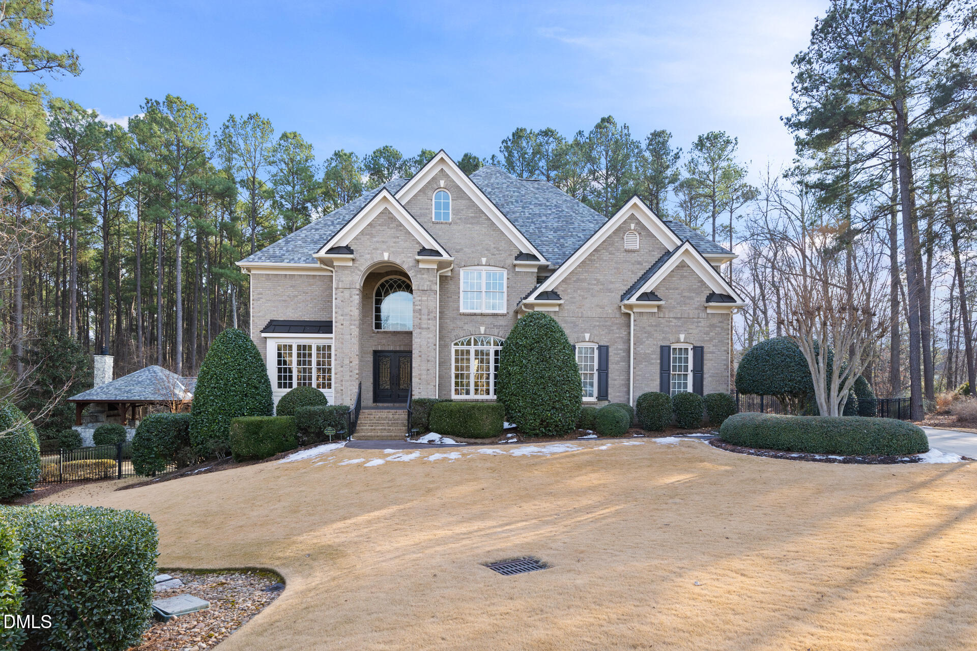 112 Winding Ridge Road Durham, NC 27713 - Photo 8 of 84 a front view of a house with a yard and garage
