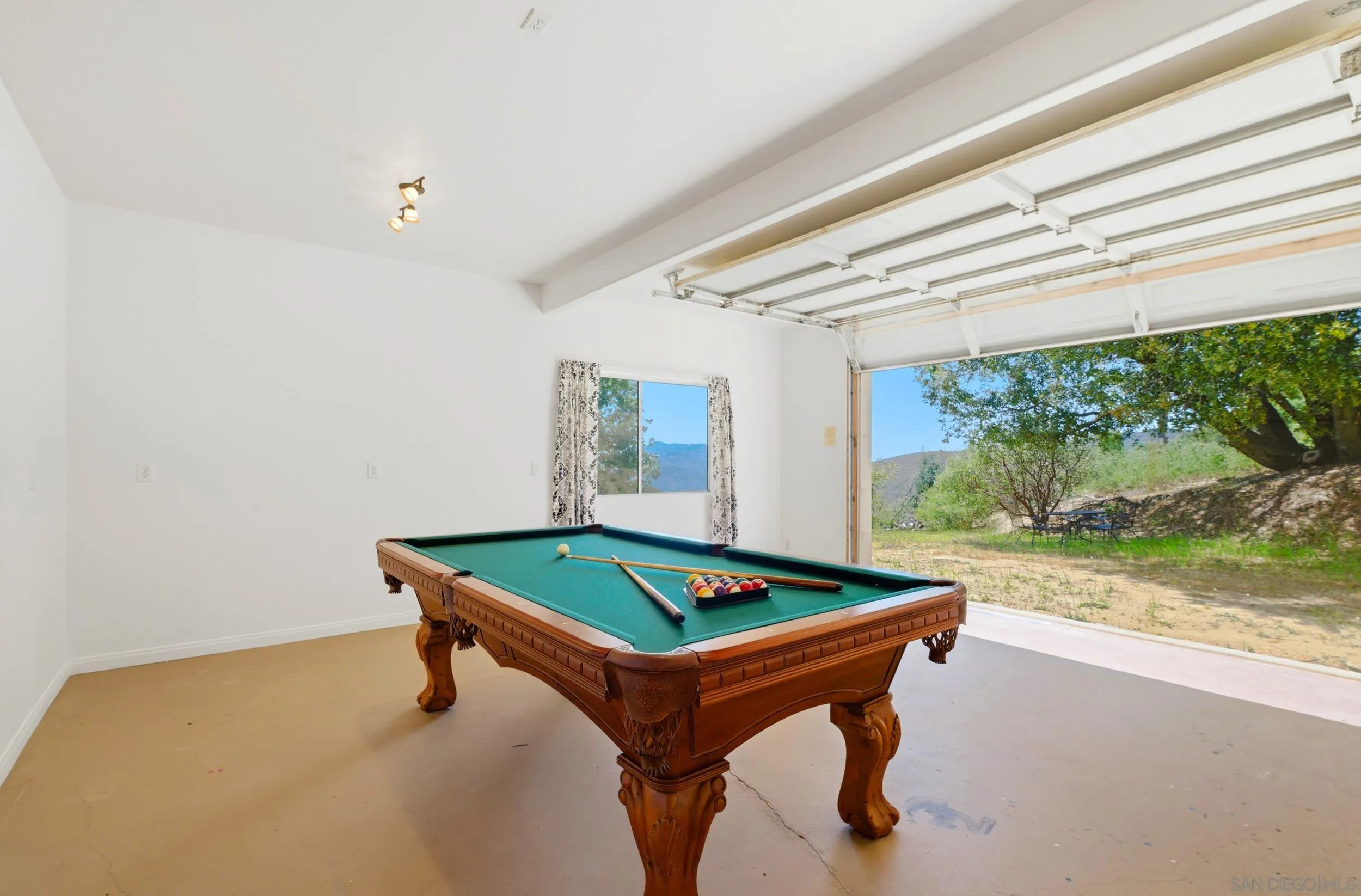 1577 Oak Land Road Julian, CA 92036 - Photo 49 of 73 Garage 1 of 2 - Downstairs, Currently used as a Rec Room