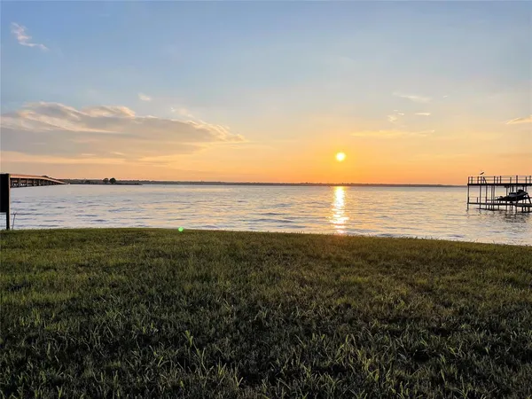 a view of an ocean and beach