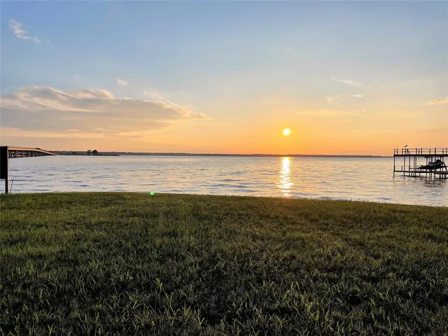 a view of an ocean and beach