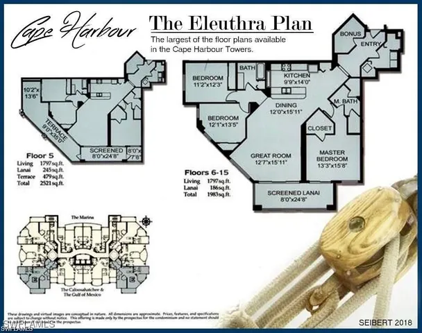 $7,200 | 5781 Cape Harbour Drive, Unit 1102, Cape Coral, FL 33914